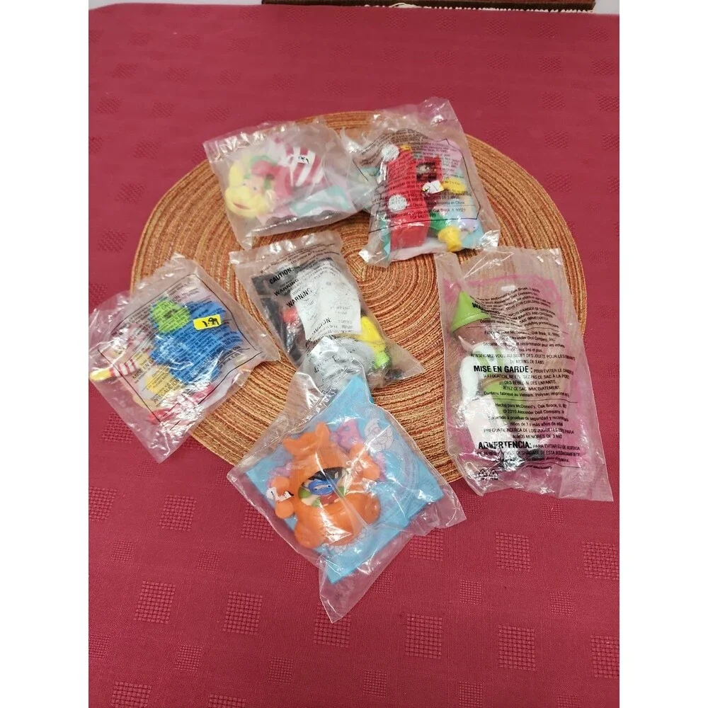 Vintage McDonald's Happy Meal Toys Lot Of 6 New In Package Assorted Years